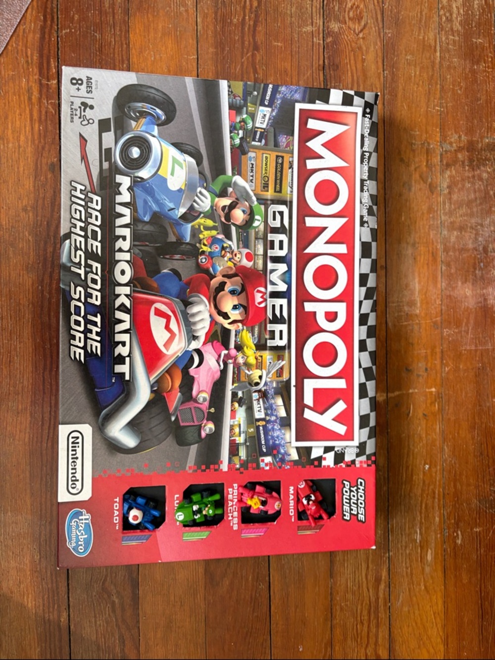 Monopoly Gamer Mario Kart Edition Board Game - Red